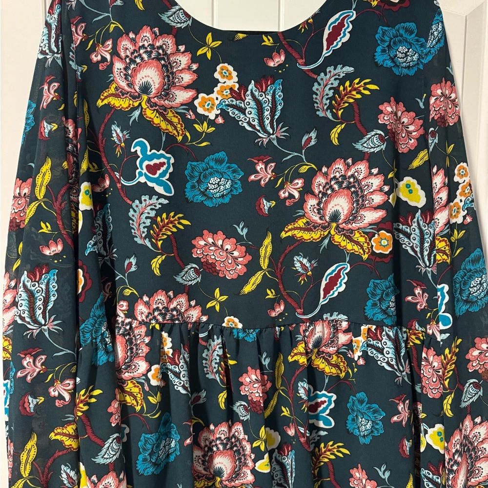 Floral Loft Peplum Top